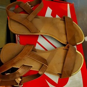 Brown sandles